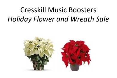 Cresskill Music Boosters Announce Holiday Flower & Wreath Sale