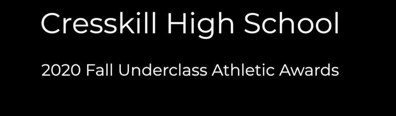 2020 Fall Underclass Athletic Awards