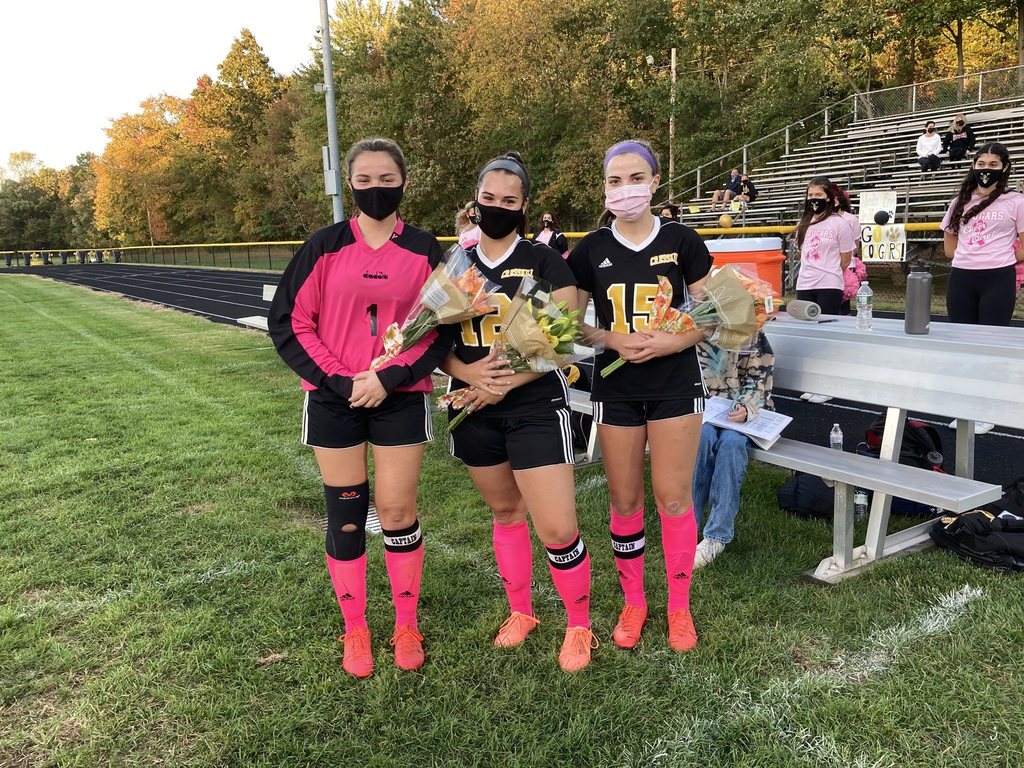 Julianna, Carly, and Shayna on Senior Night